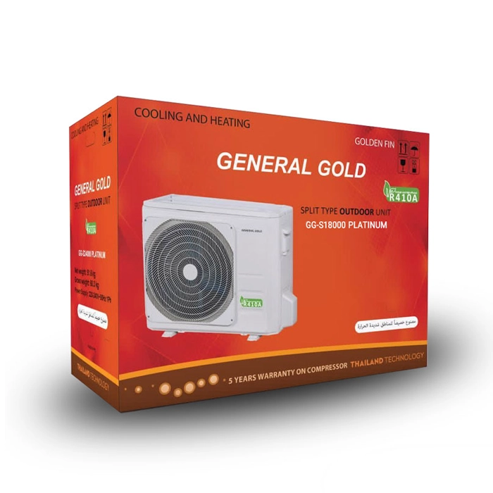 قیمت کولر گازی جنرال گلد ۱۸۰۰۰ پلاتینیوم مدل GG-S18000 Platinum