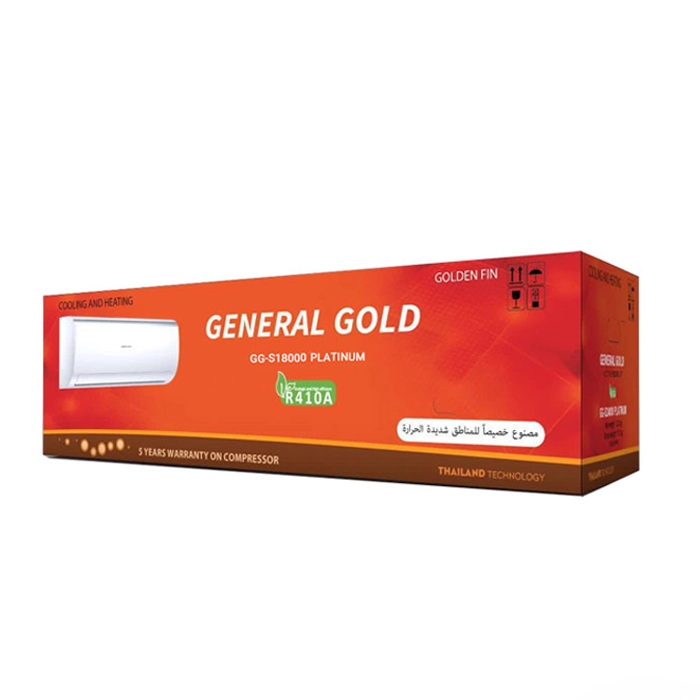 کولر گازی جنرال گلد ۱۸۰۰۰ پلاتینیوم مدل GG-S18000 Platinum